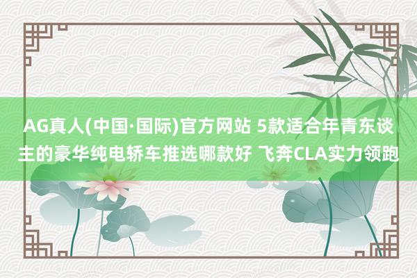 AG真人(中国·国际)官方网站 5款适合年青东谈主的豪华纯电轿车推选哪款好 飞奔CLA实力领跑